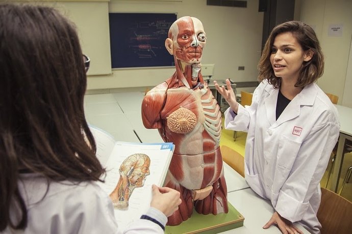 Alumnas del grado en Medicina de la UPF