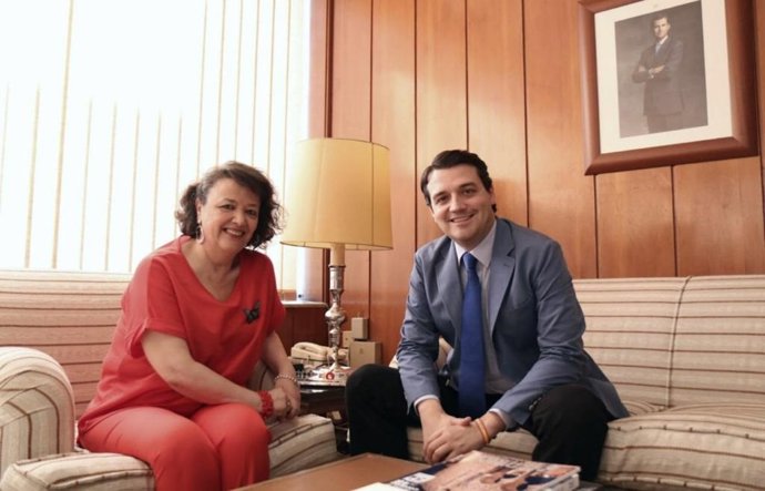 Archivo - Rafaela Valenzuela con José María Bellido, en una imagen de archivo.