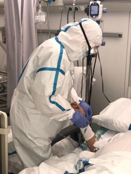 Archivo - Baja la estancia media de los pacientes ingresados por Covid-19 en el Hospital Arnau de Vilanova de Lleida