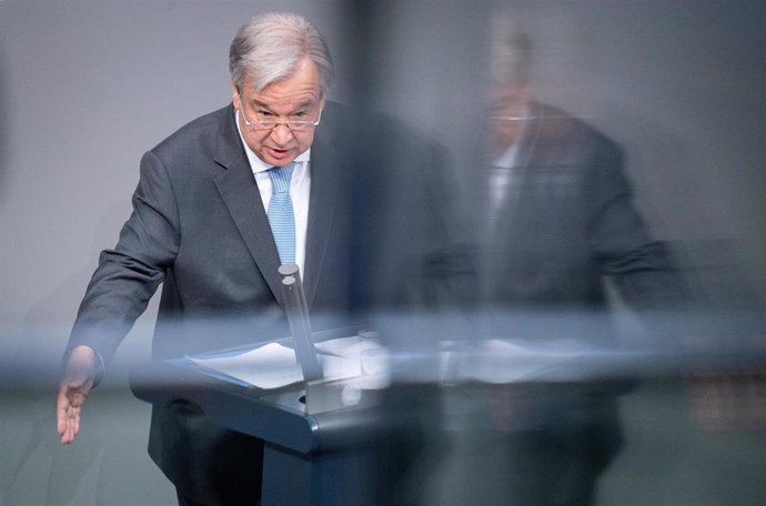 Archivo - El secretario general de la ONU, António Guterres