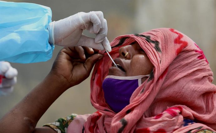 Prueba de coronavirus en India