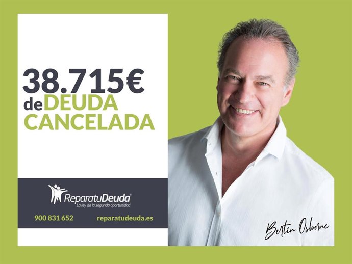 Bertín Osborne, imagen oficial de Repara tu deuda abogados