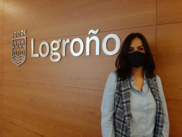 La concejala de Economía y Hacienda, Esmeralda Campos, tras una comparecencia de prensa