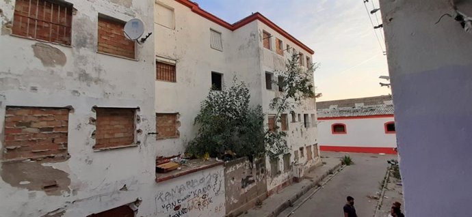 Edificios de la barriada José Antonio en El Puerto