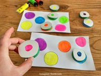 Puzle de colores: manualidades educativas para niños