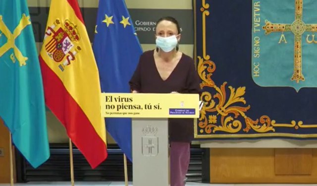 La portavoz del Gobierno del Principado, Melania Álvarez