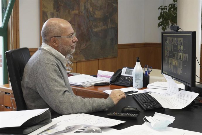 Francisco Igea participa de forma telemática en la jornada de trabajo de la Red Española de Calidad Normativa.