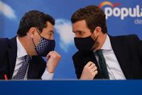 Juanma Moreno lamenta "improvisación" en el Gobierno y se pregunta "dónde ha quedado la cogobernanza"