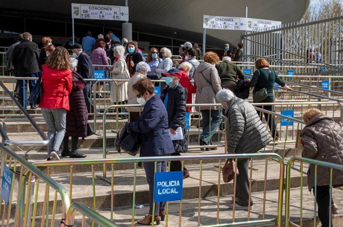 Imagen de una jornada de vacunación en Castilla y León.
