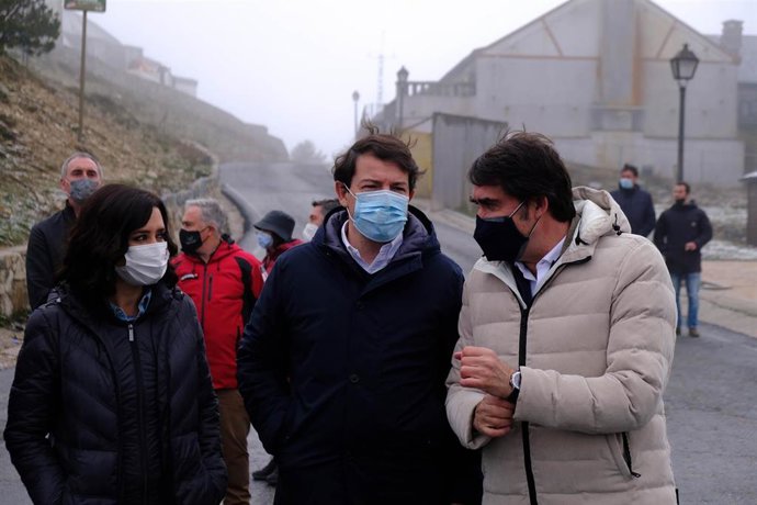 Visita de Mañueco y Ayuso a Navacerrada