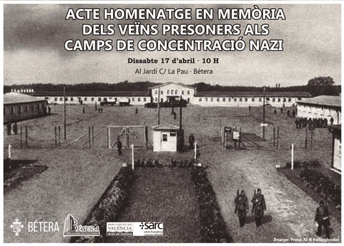 BÉTERA (VALNCIA) COLLOCAR UN MONLIT PER A RETRE HOMENATGE Als VENS RECLOSOS EN CAMPOS DE CONCENTRACIÓ