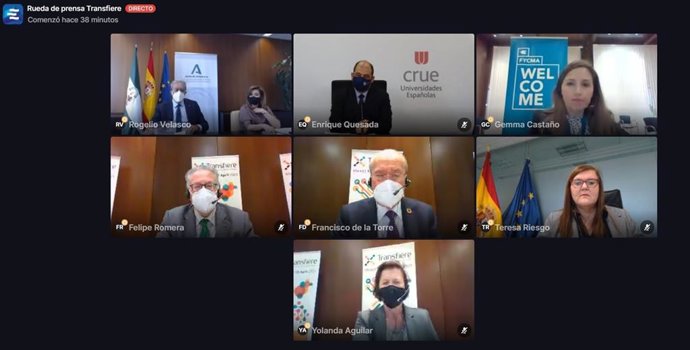 Presentación online Foro Transfiere que se celebra en Fycma