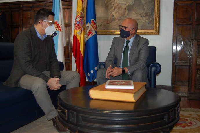 Reunión del conselleiro de Medio Rural y el presidente de la Diputación de Ourense