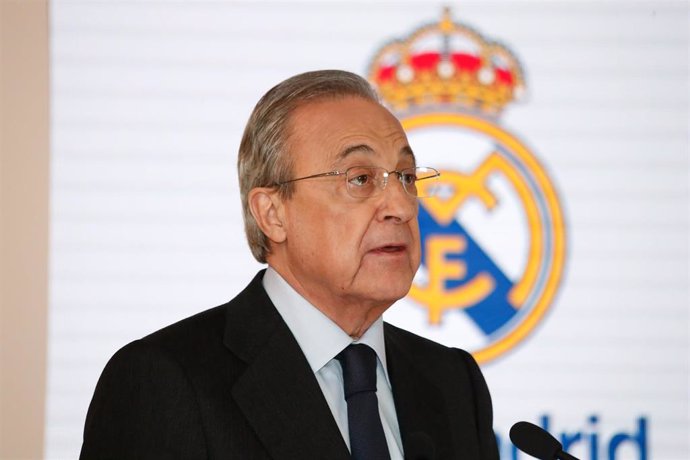 Archivo - Florentino Pérez, presidente del Real Madrid