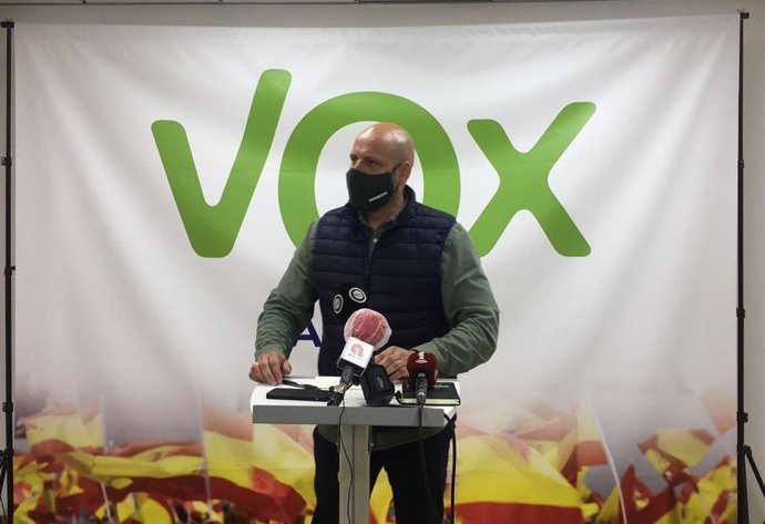 El portavoz adjunto de Vox en el Parlamento de Andalucía, Rodrigo Alonso