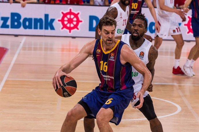 Pau Gasol en su redebut como culé