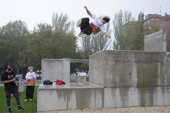Nueva pista de parkour en Valladolid