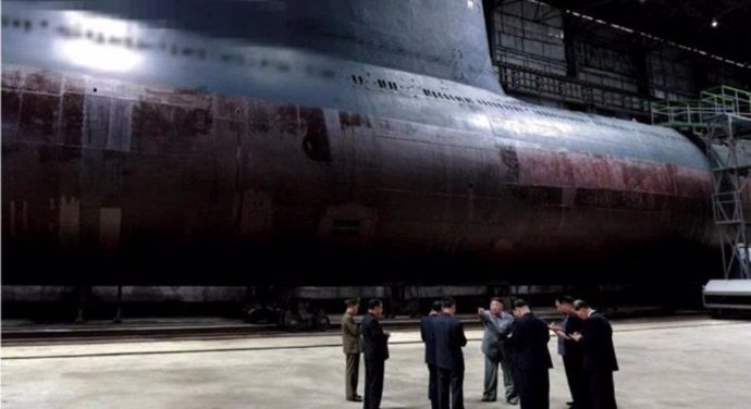 Nuevo submarino balístico de Corea del Norte