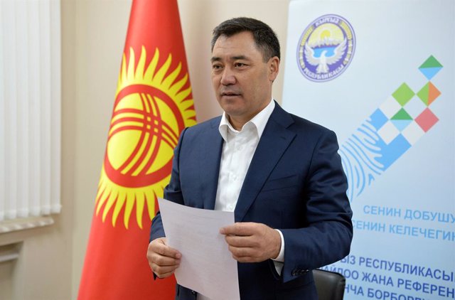 Archivo - Sadir Japarov, presidente de Kirguistán