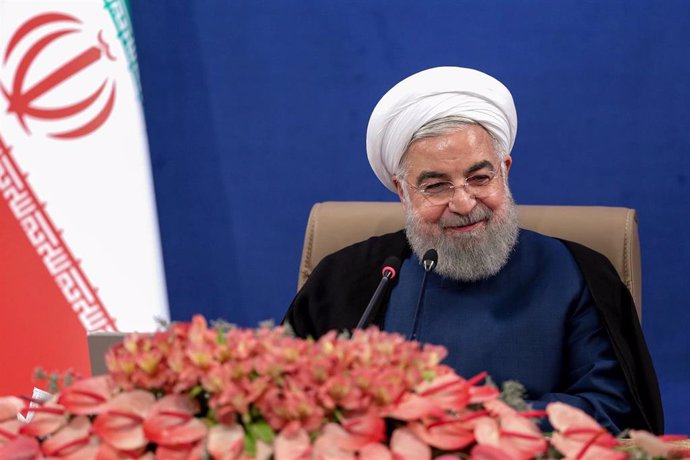 Archivo - El presidente de Irán, Hasán Rohani