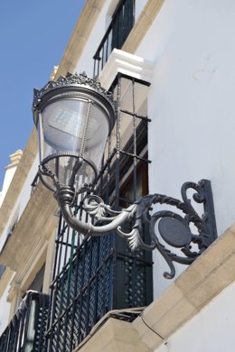 Farola con luz led.