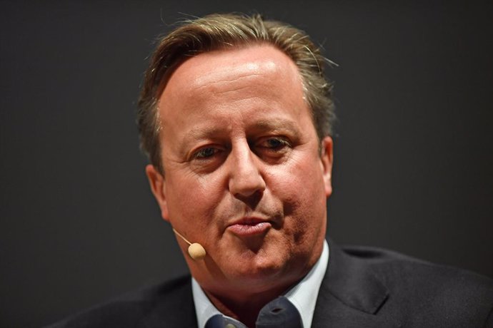 Archivo - El ex primer ministro británico David Cameron