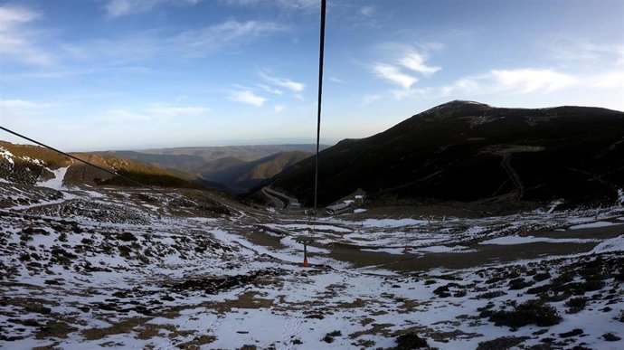 Estación de Esquí de Valdezcaray sin casi nieve