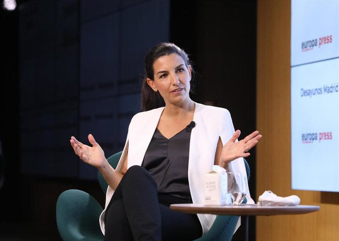 La candidata de Vox a la Presidencia de la Comunidad de Madrid, Rocío Monasterio