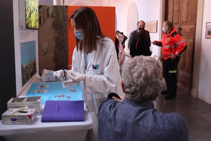 Vacunación contra la COVID-19 en el Museo del Fuego de Zaragoza