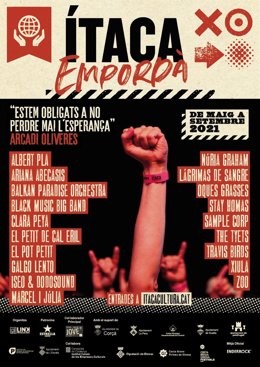 Cartel del Festival Ítaca 2021, que se celebrará del 21 de mayo al 25 de septiembre