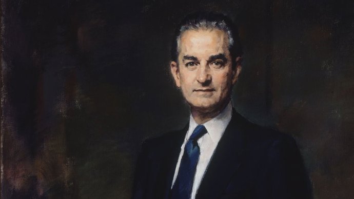 Archivo - Retrato de Landelino Lavilla en el Congreso