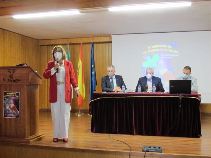 Inauguración de las jornadas en el IES El Palmeral de Vera (Almería)