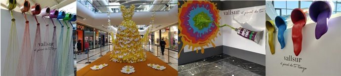 COMUNICADO: Vallsur estrena El pincel de tu lienzo, una exposición llena de color, pintura y diversión 