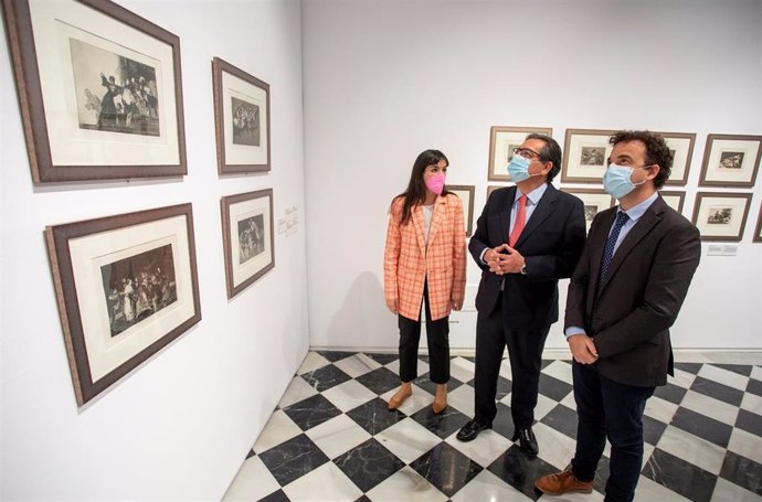 Inauguración de la exposición 'Las mujeres de Goya', en la sala 'El Comercial' de la capital.