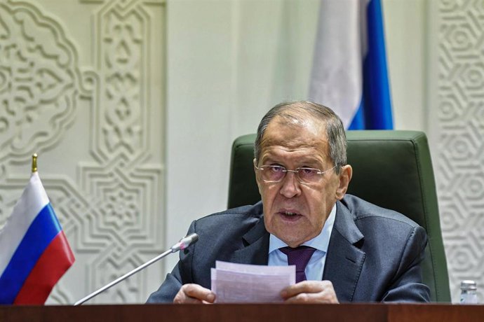 Archivo - El ministro de Asuntos Exteriores ruso, Sergei Lavrov