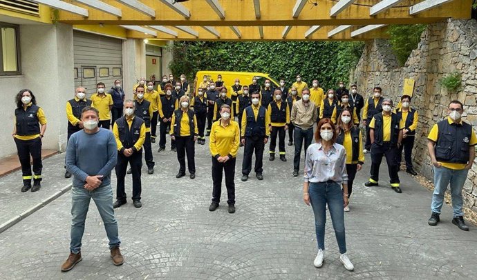 Empleados de Correos.