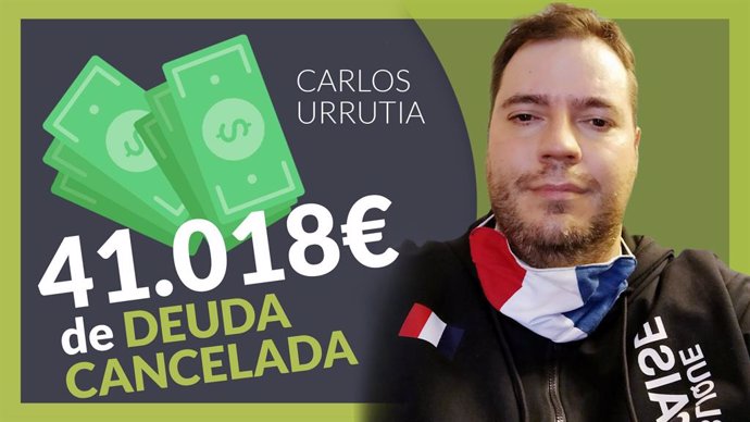 Carlos Urrutia, exonerado con Repara Tu Deuda con la Ley de Segunda Oportunidad