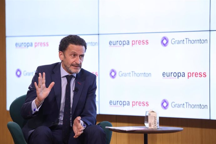 El candidato de Ciudadanos a la presidencia de la Comunidad de Madrid, Edmundo Bal, interviene en Desayunos Madrid', el desayuno informativo organizado por Europa Press.