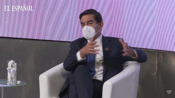 El presidente de BBVA, Carlos Torres, en las jornadas 'Wake Up, Spain!'