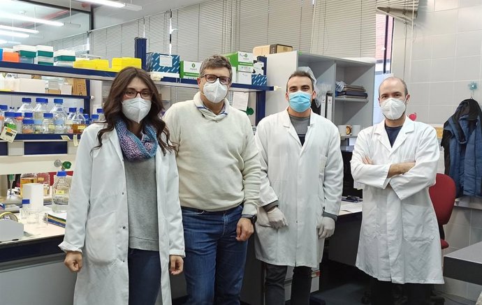 Miembros del equipo de investigación del IATA-CSIC que ha desarrollado la patente, con José Manuel Guillamón al frente (segundo por la izquierda).