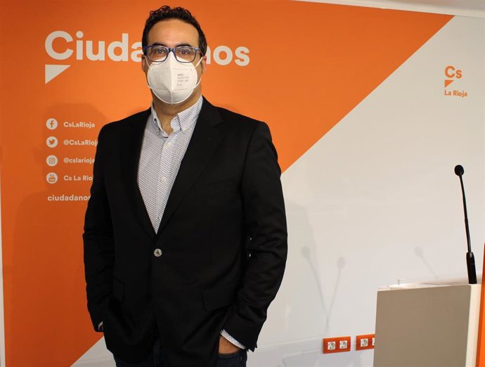 El diputado de Cs, Alberto Reyes, en comparecencia de prensa