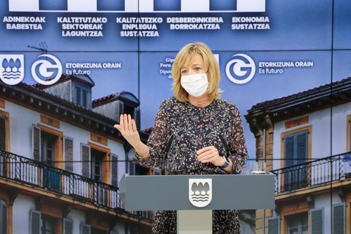 Archivo - La portavoz de la Diputación de Gipuzkoa, Eider Mendoza