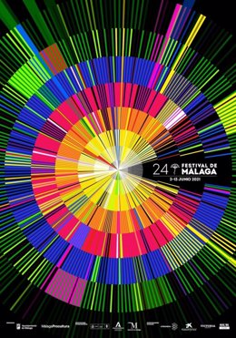 Cartel del 24 Festival de Cine de Málaga