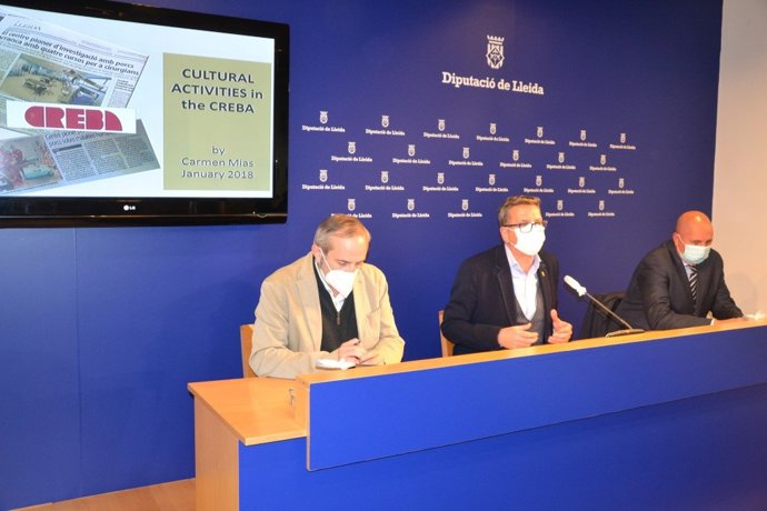 El conseller Jordi Puigneró y el presidente de la Diputación de Lleida, Joan Talarn.