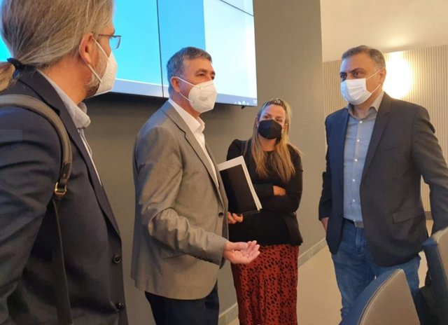 El conseller de Economía Sostenible, Rafa Climent, en la presentación del 'Estudio de los efectos de la COVID-19 sobre la industria valenciana', el