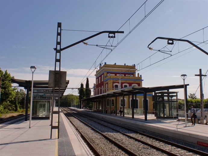 Estación de Renfe de Caldes de Malavella (Girona)