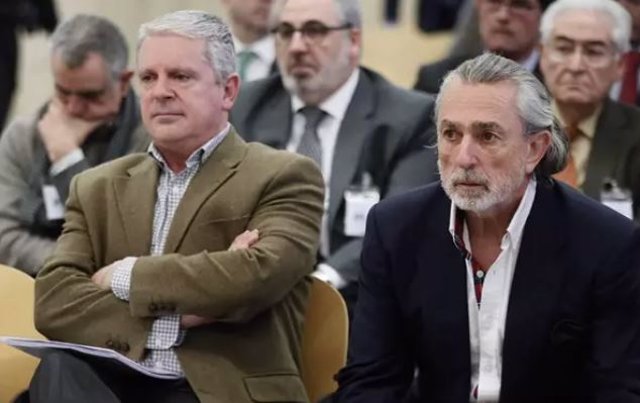 Archivo - Álvaro Pérez Alonso 'El Bigotes', Pablo Crespo y Francisco Correa en el juicio que se celebra en la Audiencia Nacional.