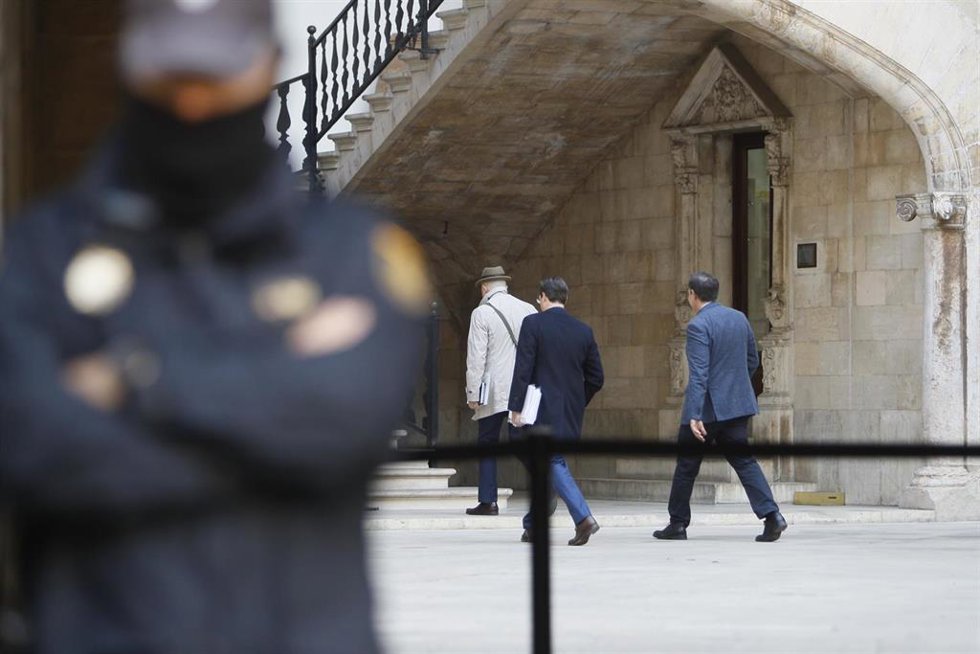 Archivo - El juez Manuel Penalva, a su llegada a la audiencia de Palma en febrero de 2020.