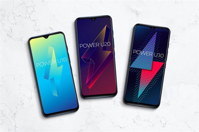 Los tres modelos de la nueva serie de móviles Power U