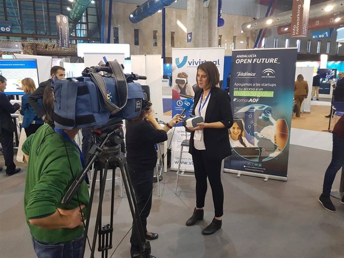 Andalucía Open Future  en Transfiere en una imagen de archivo